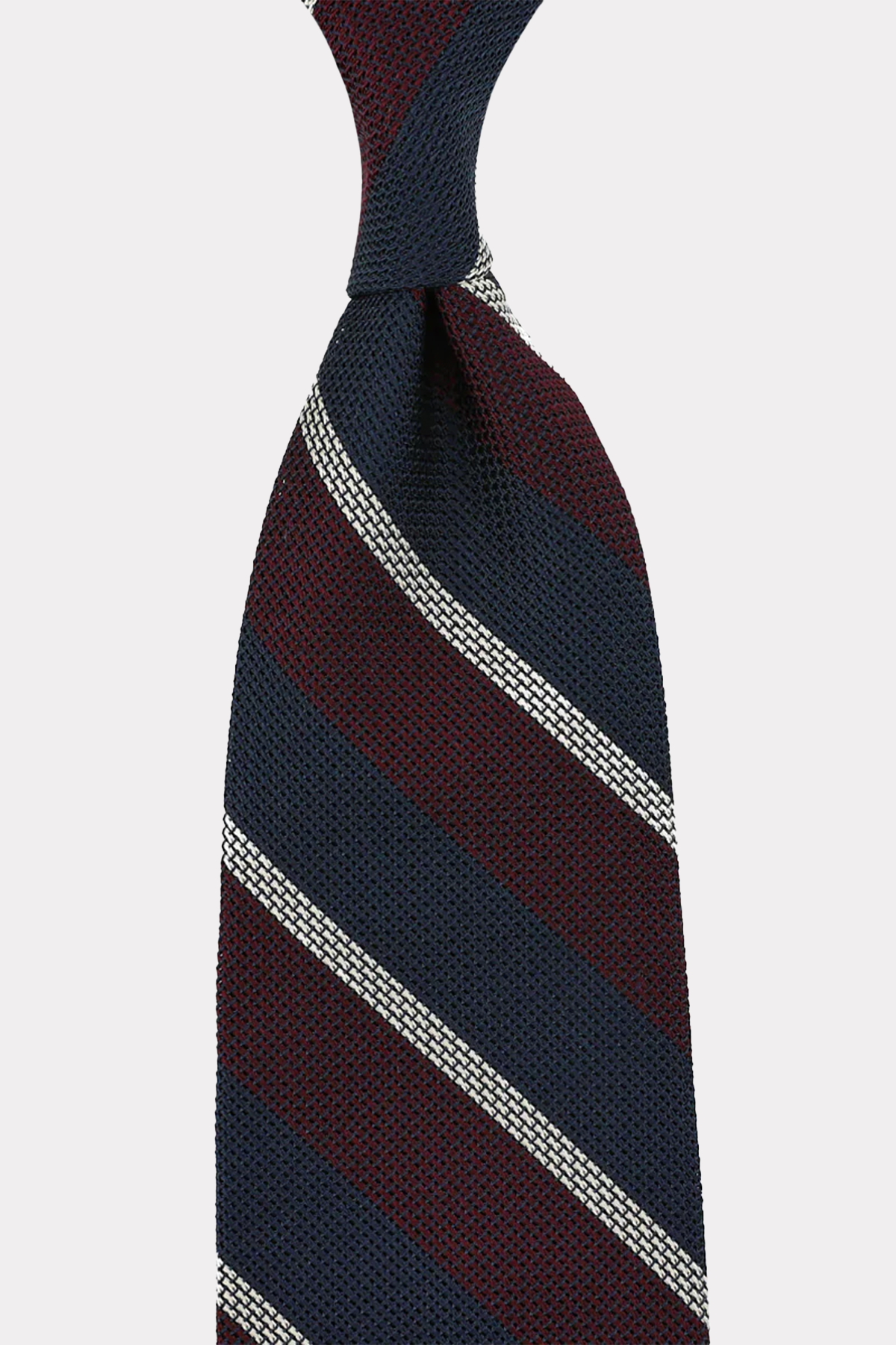 GESTREIFTE KRAWATTE IN bordeaux/marine
