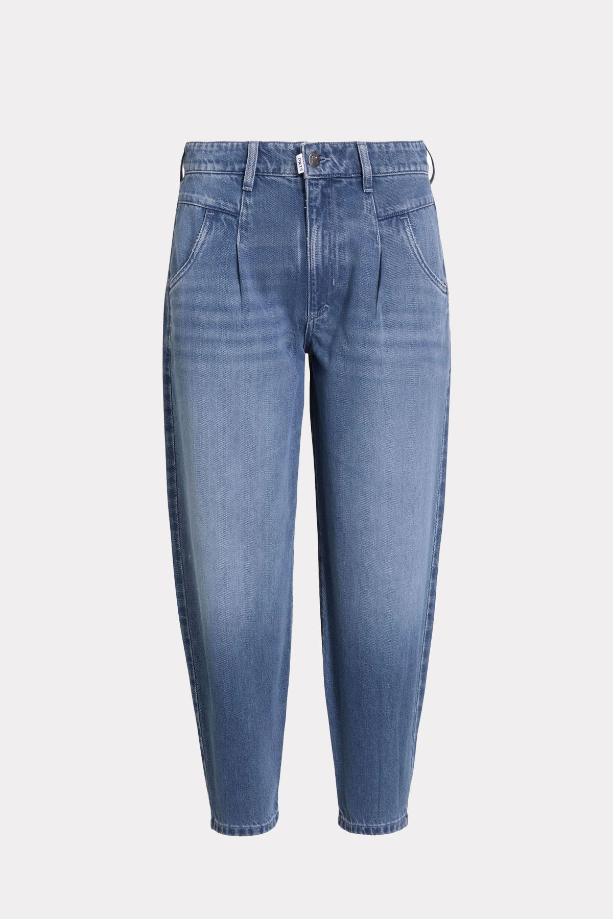 Jeans 'The O Shape PLEAT' in mittelblau