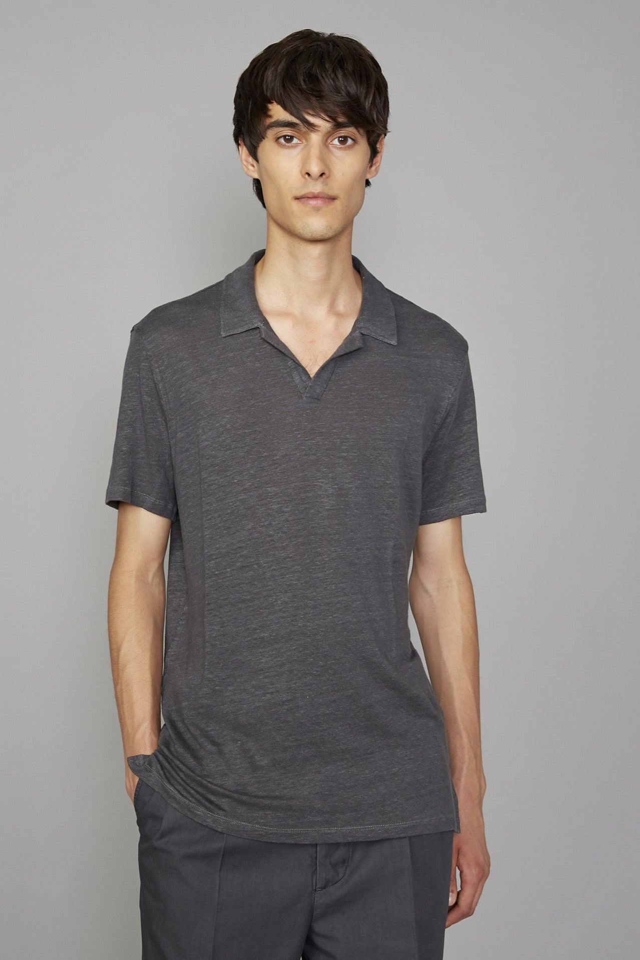Poloshirt in grau