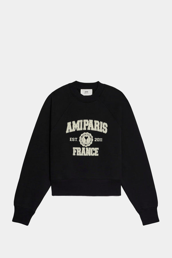 Sweatshirt in schwarz