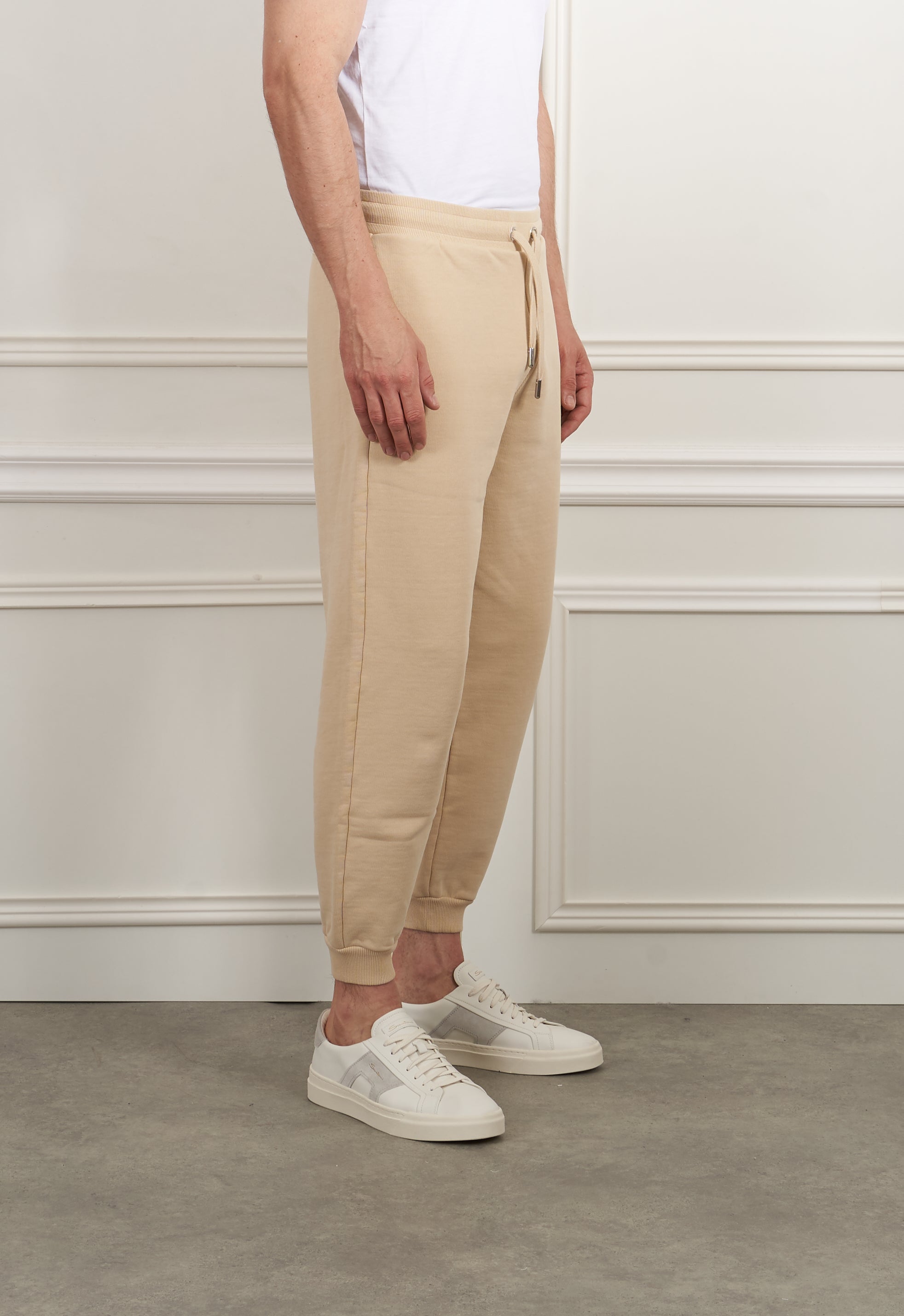 Sweatpants in beige