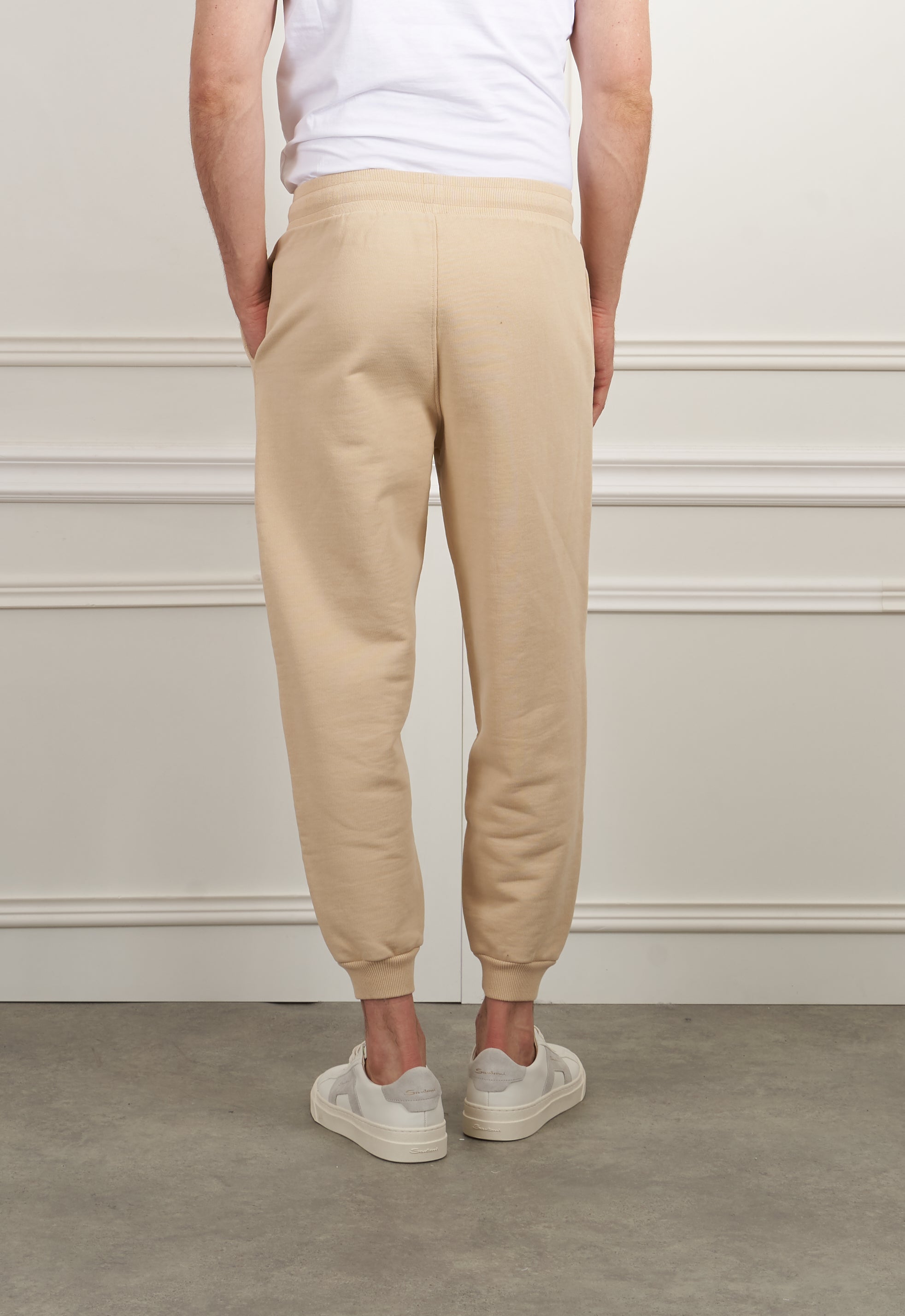 Sweatpants in beige
