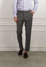 Stoffhose in grau