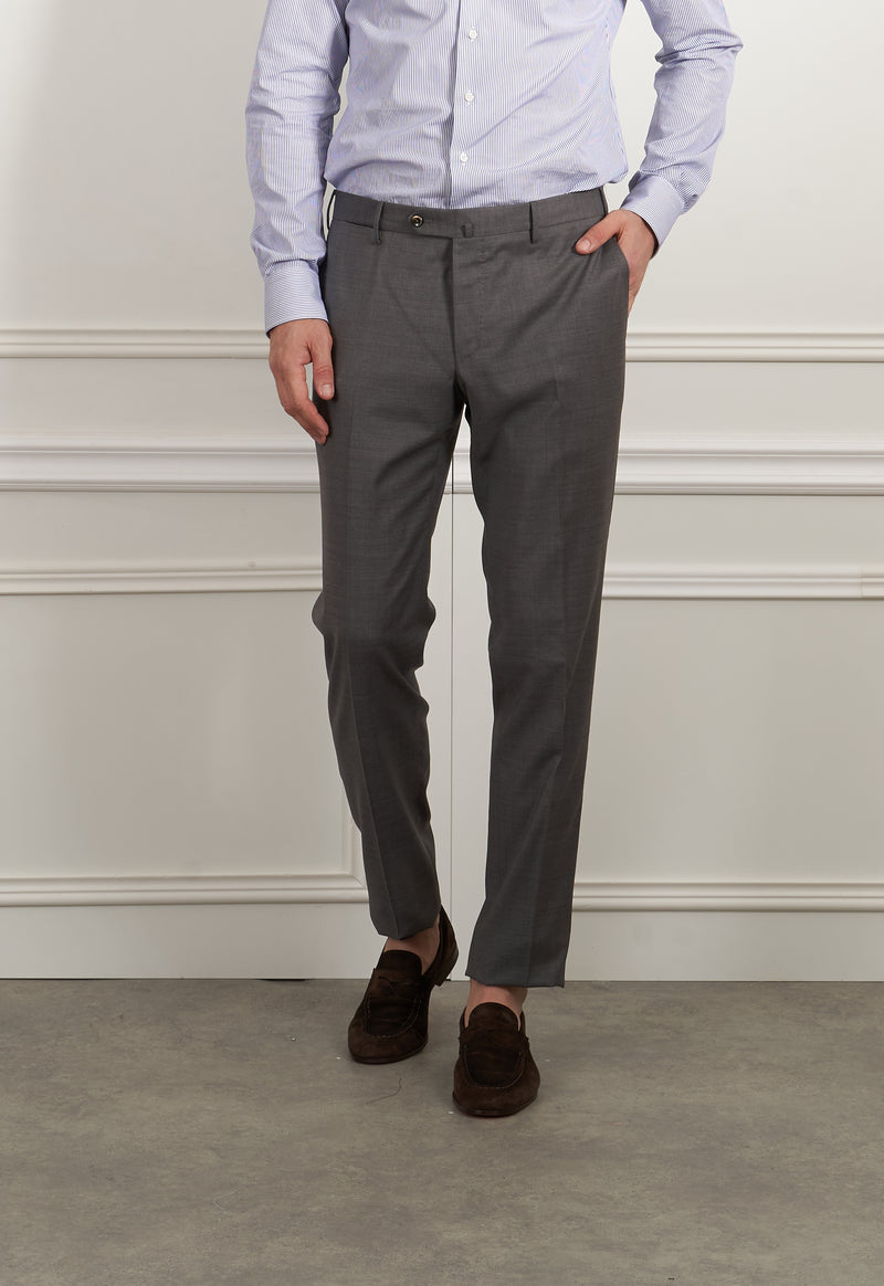 Stoffhose in grau