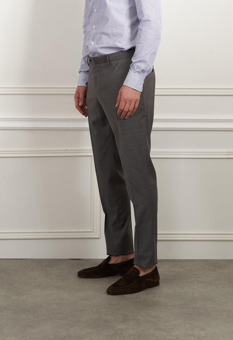 Stoffhose in grau