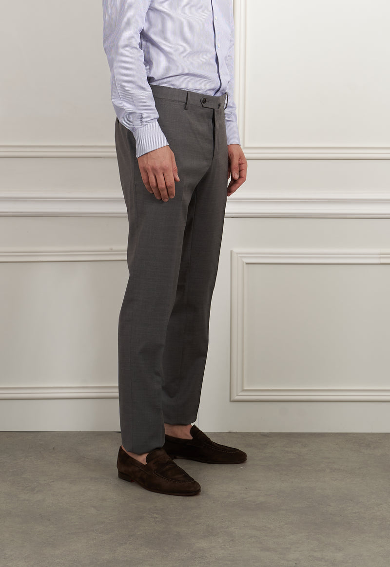 Stoffhose in grau
