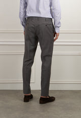 Stoffhose in grau