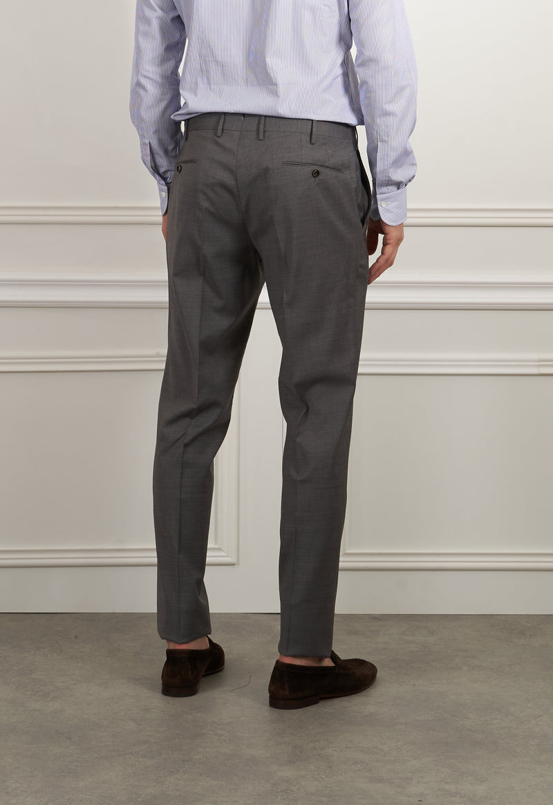 Stoffhose in grau