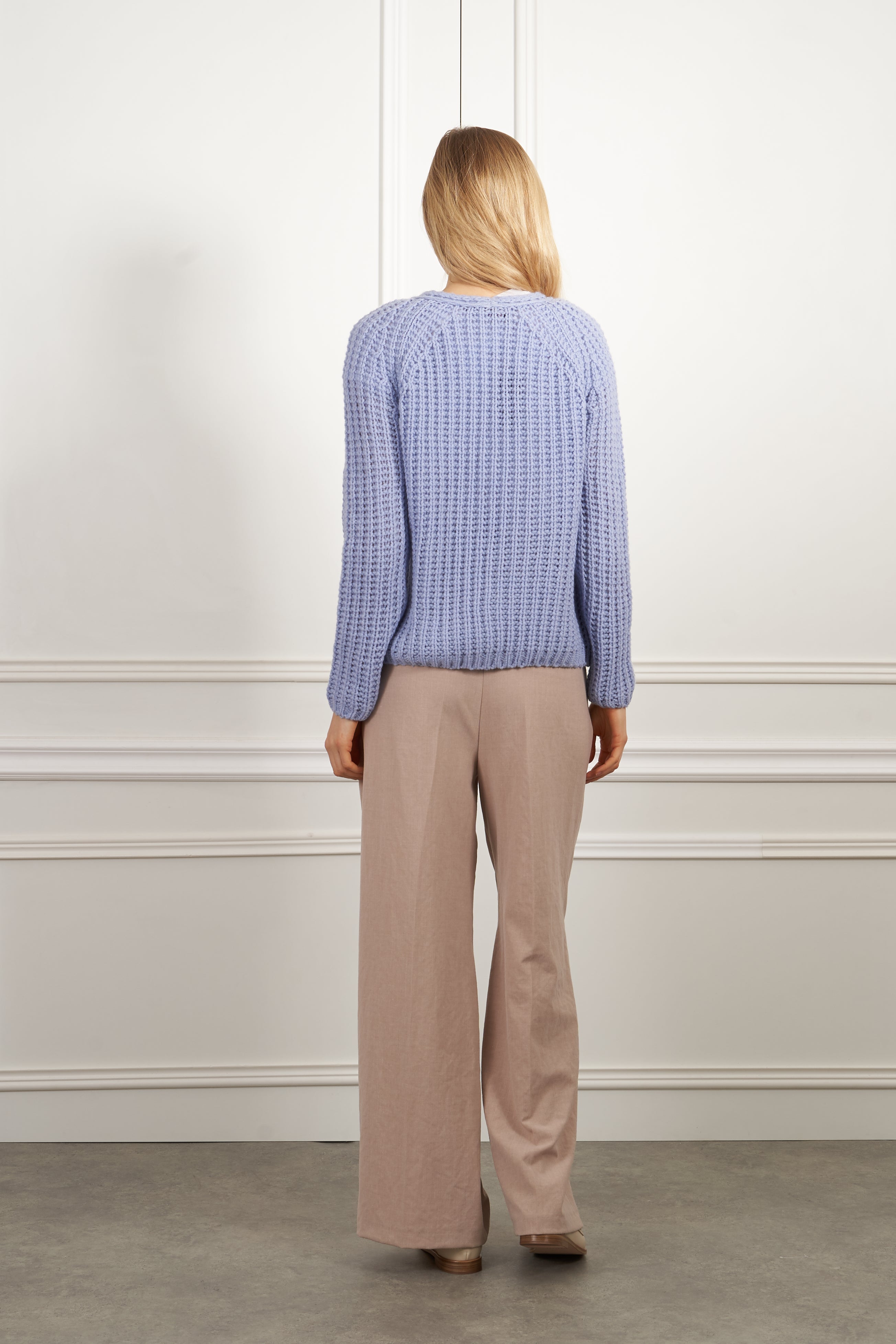 Strickjacke in flieder