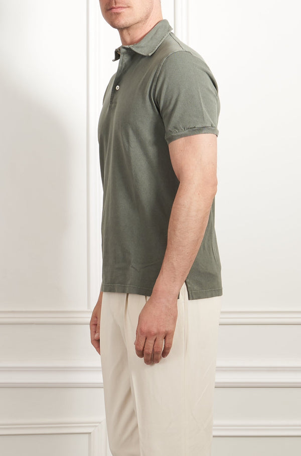 Poloshirt in oliv