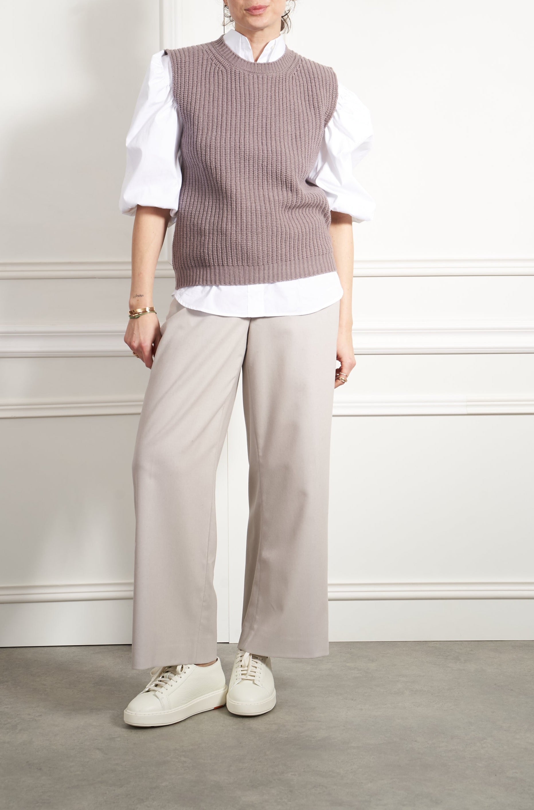 Pullunder in mauve